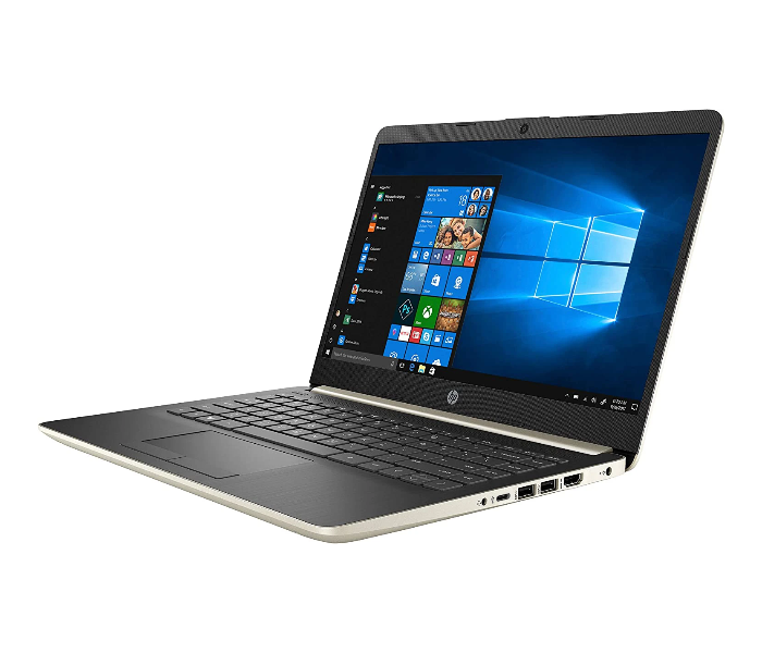 HP 14-DQ0003DX 14inch Intel Celeron N4020 4GB RAM 64GB eMMC Storage Windows 10 S Mode - Pale Gold - Zoom Image 3