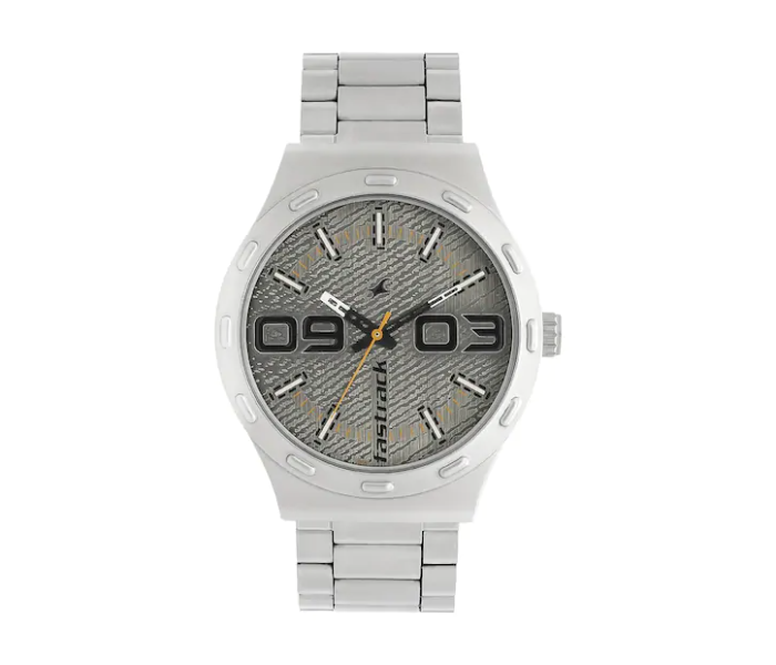 Fastrack 3183SM01 Silver Dial Silver Stainless Steel Strap Watch - Silver - Zoom Image 1