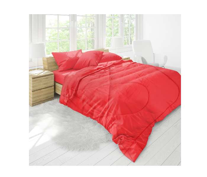 Parry Life PLCF7597 4 Piece Comforter Set - Red - Zoom Image 1