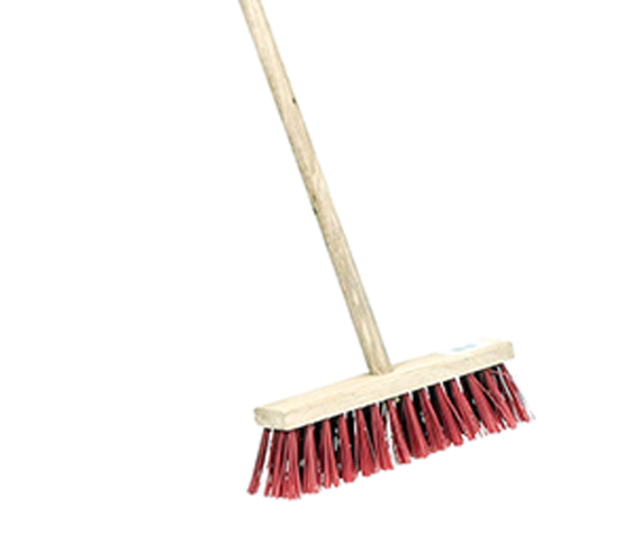 Gala 575 Street Broom 6 Row With Wood Handle - Zoom Image