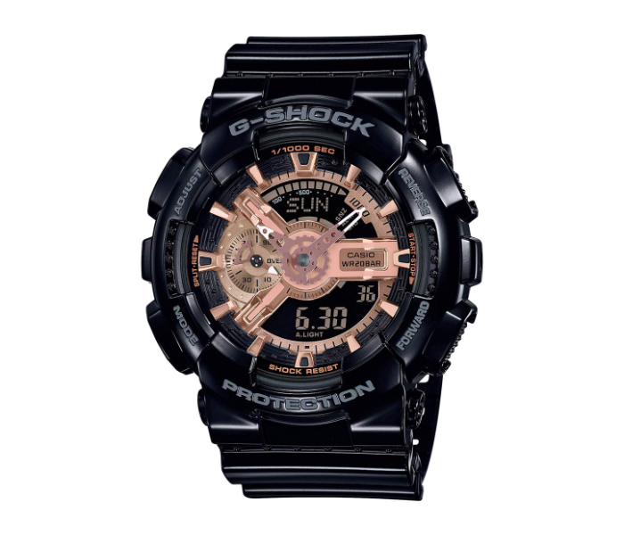 Casio G-Shock GA-110MMC-1ADR Black Dial Analog And Digital Watch For Men - Black - Zoom Image 1