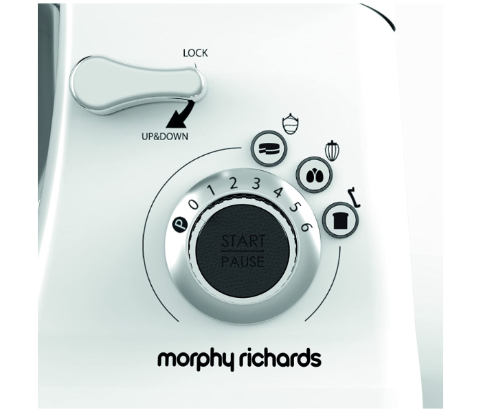 Morphy Richards 400015 Total Control 5 Litre Stand Mixer - White - Zoom Image 6