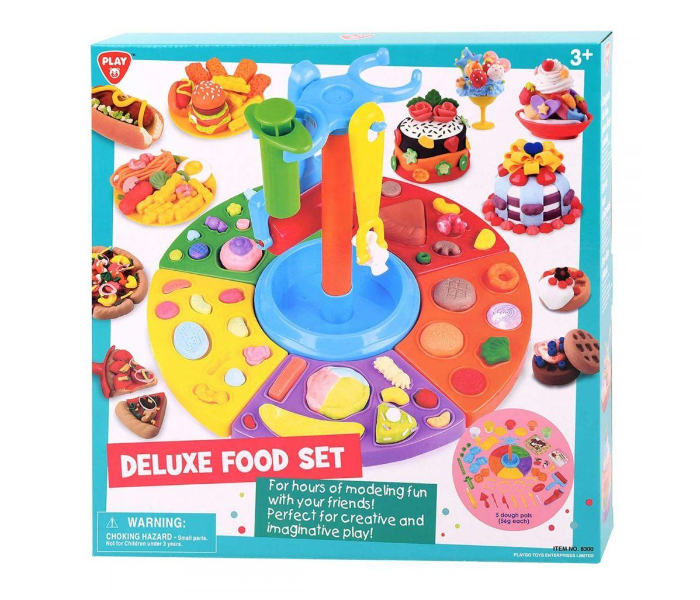 PlayGo 8300 5 x 2 Oz Dough Deluxe Food Set Toy for Kids - Zoom Image