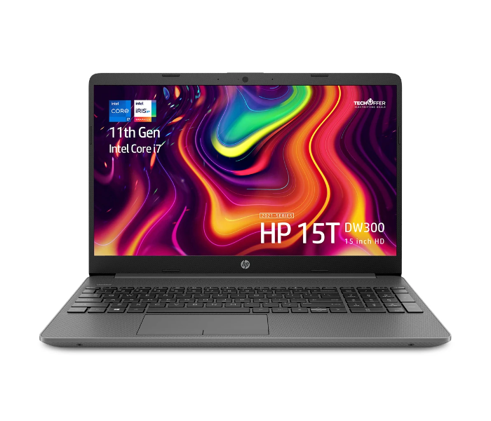 HP Notebook 15T-DW300 15.6 inch HD Intel Core i5-1135G7 8GB RAM 256GB SSD Windows 10 - Grey - Zoom Image 2