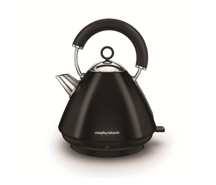 Morphy Richards 102030 1.5 Litre Accents Pyramid Kettle - Black - Zoom Image 1