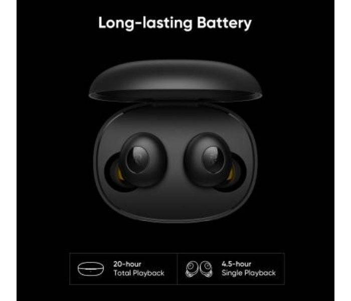 Realme Buds Q Bluetooth Headset - Black  - Zoom Image 4