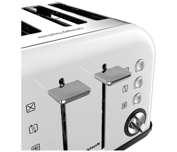 Morphy Richards 242005EE Accents 4 Slice Toaster - White - Zoom Image 3