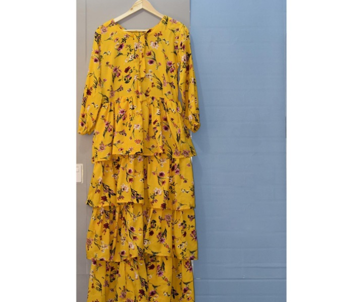 Kiwo Medium Flair Gown - Yellow - Zoom Image