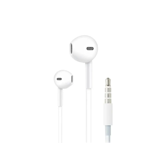 Heatz Wired In-Ear Earphone - White - Zoom Image 1