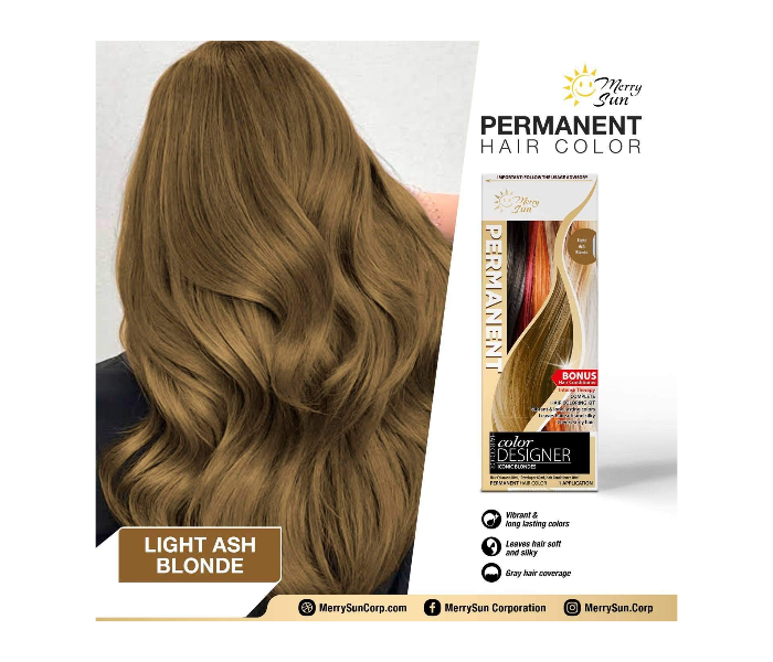 Merry Sun Permanent Hair Color Ash Light Blonde - Zoom Image 2