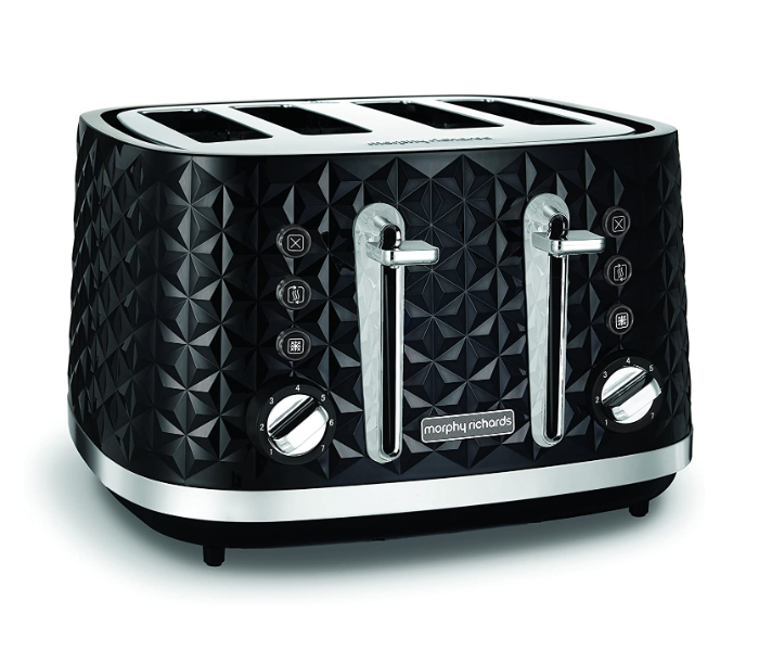 Morphy Richards 248131 Vector 4 Slice Toaster - Black - Zoom Image 1