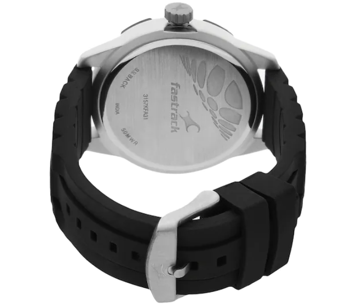 Fastrack NK3157KP01 Black Dial  Plastic Strap Watch - Black - Zoom Image 4