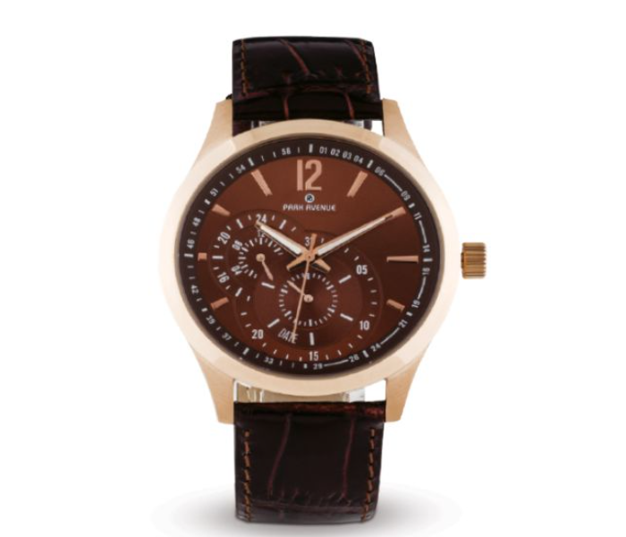 Park Avenue Park Avenue Branded Watch Duet 104G-1 - Brown - Zoom Image