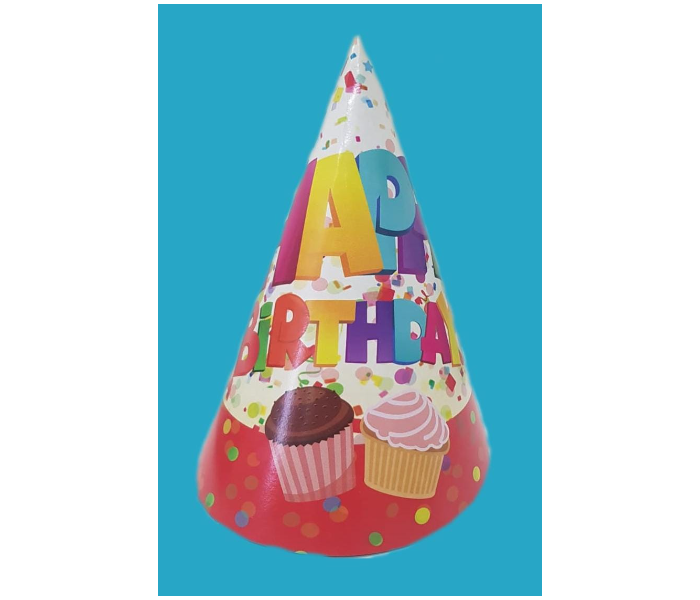 Cartoon Design 1 Pcs Happy Birthday Party Hat Unisex  - Zoom Image 2