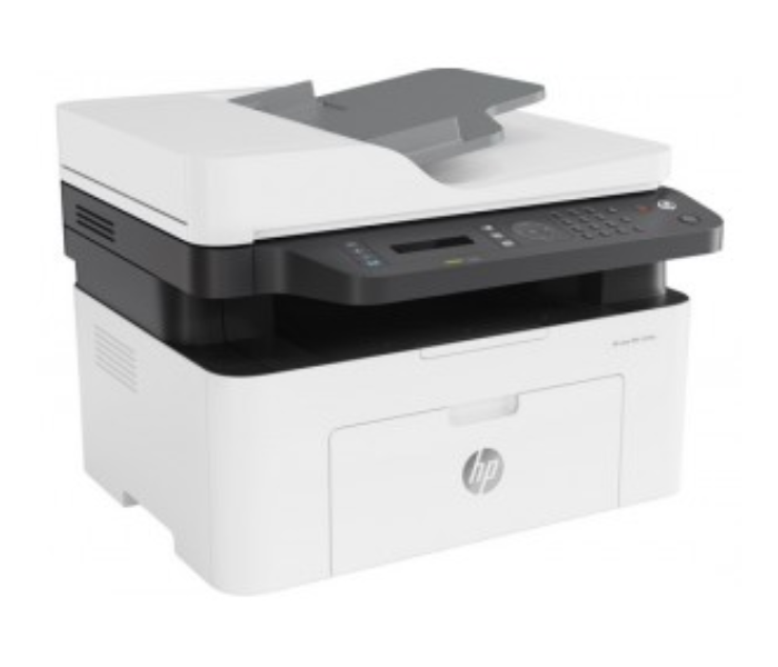 HP 4ZB84A Black and White Laser Multifunction Printer - White and Grey - Zoom Image 1