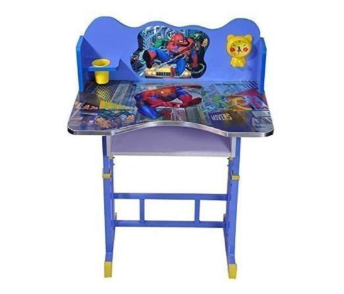  Vavas Height Adjustable Kids Study Table With Chair - Blue - Zoom Image 3