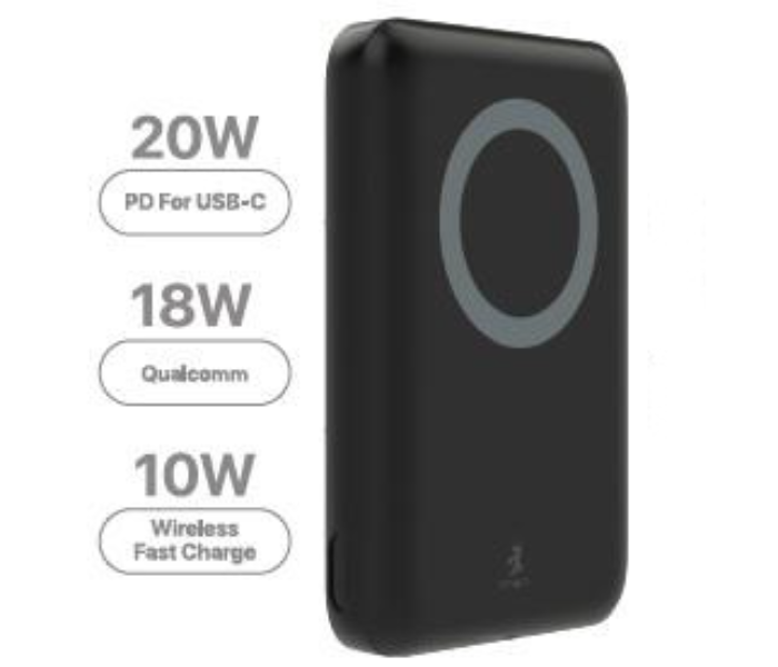 Smart ACS10K20PD 10000mAh Power Bank- Black - Zoom Image