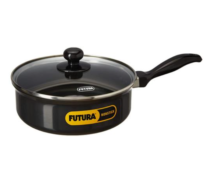 Hawkins Futura HW8003400 2 Litre Non Stick Curry Pan with Glass Lid - Black - Zoom Image 1