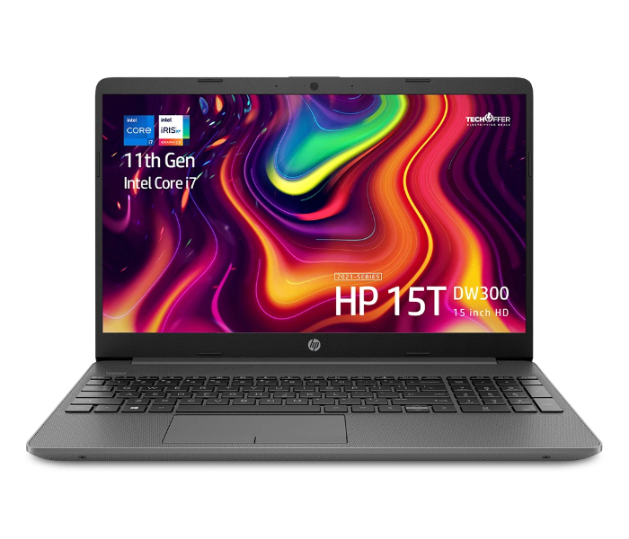 HP Notebook 15T-DW300 15.6inch HD Intel Core i5-1135G7 8GB RAM 256GB SSD Windows 10 - Grey - Zoom Image 2