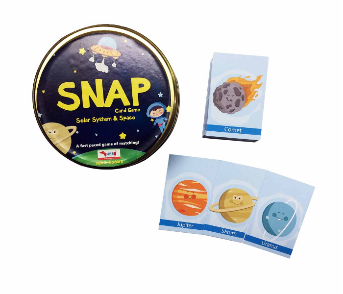 CocoMoco Kids Solar System Snap Flash Card Game - Zoom Image 4