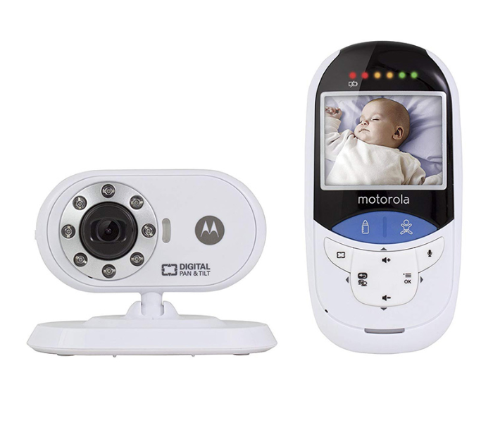 Motorola MBP27T 2.4 inch Digital Video Monitor with Touchless Thermometer - White - Zoom Image 1