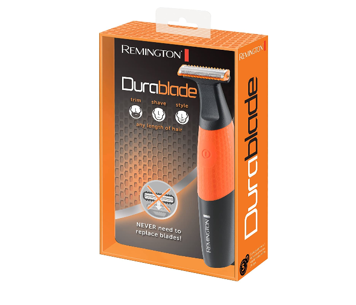 Remington MB010 Durablade Cordless Beard Trimmer - Black and Orange - Zoom Image 3