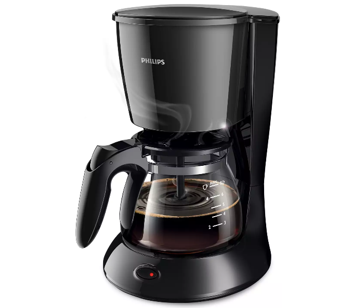 Philips HD7432/20 0.6Liter 750Watts Coffee Maker with Glass Jug- Black - Zoom Image 2