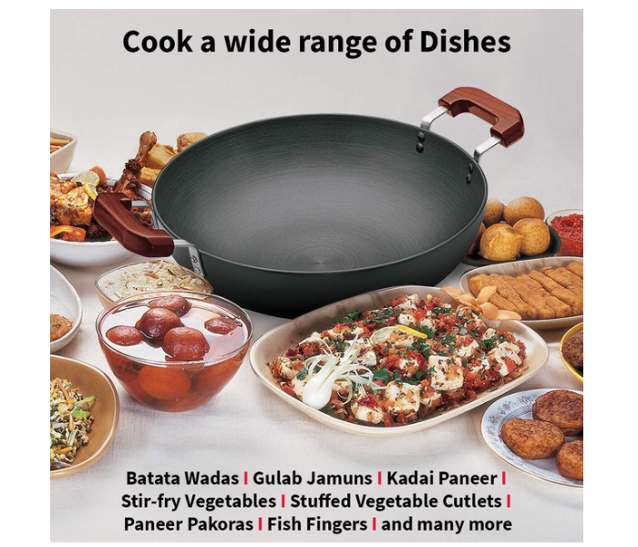 Hawkins Futura 7.5 Litre HW8001200 Hard Anodised Deep Fry Pan - Black - Zoom Image 2