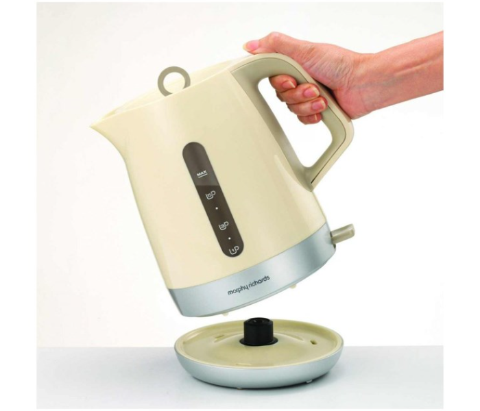 Morphy Richards 101207 1.5 Litre Chroma Plastic Jug Kettle - Cream - Zoom Image 2