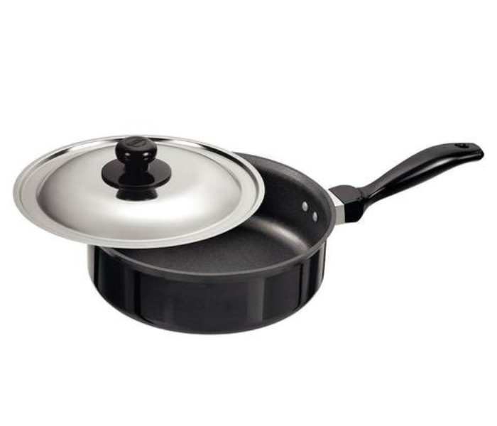 Hawkins Futura Q61 2 Litre Non Stick Curry Pan With Lid - Black - Zoom Image 1