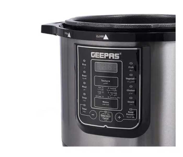 Geepas GMC35029 Digital Multi Cooker - Silver and Black - Zoom Image 2