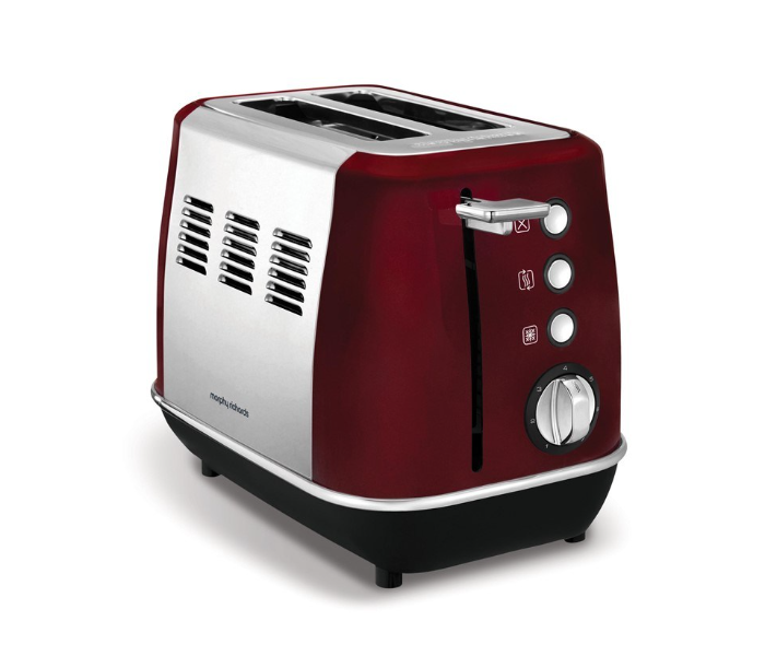 Morphy Richards 224408 2 Slice Metal Toaster - Red and Silver - Zoom Image 1