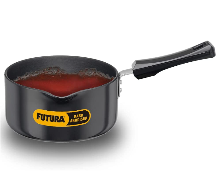 Hawkins Futura HW8001400 2 Litre Hard Anodised Sauce Pan - Black - Zoom Image 1