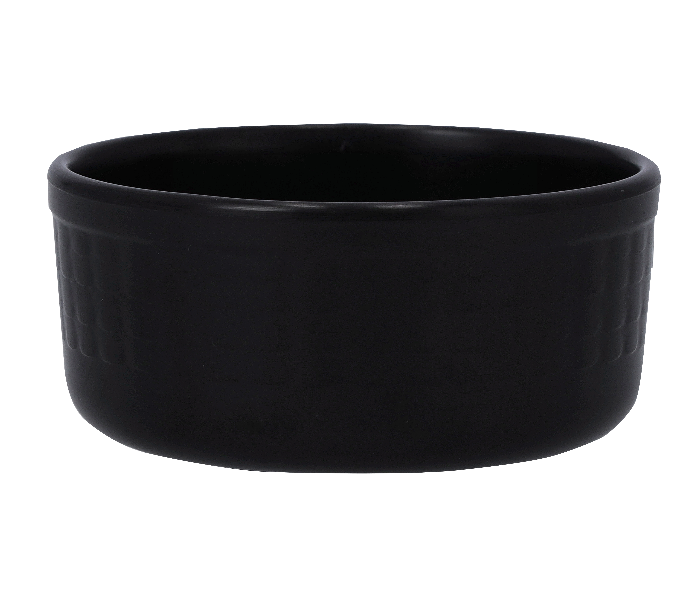 Royalford RF10059 3 Inch Melamine Ware Biza Straight Bowl - Black - Zoom Image 1