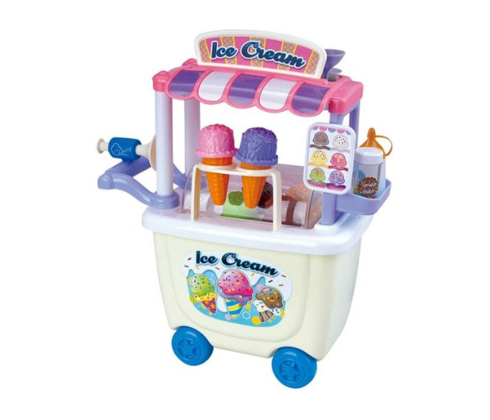 PlayGo 3523 28 Pieces Musical Ice-Cream Cart Toy for Kids - Zoom Image 1