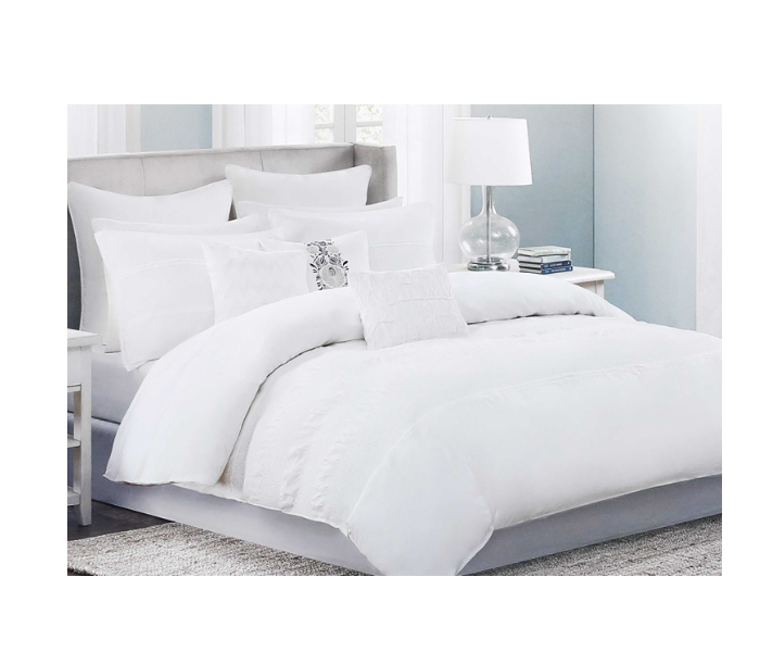 Parry Life PLCF7054 Soft Micro Polyester Fabric Single Comforter - White - Zoom Image 1