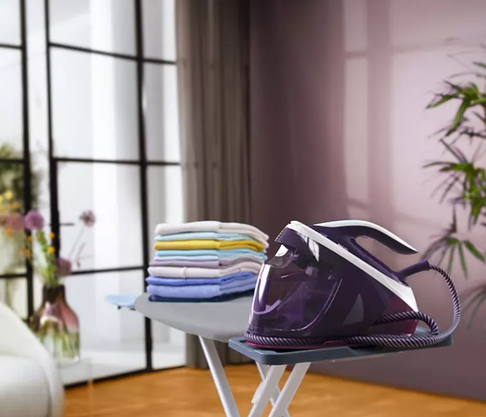 Philips PSG7028/36 2100W PerfectCare 7000 Series Steam Generator Iron - White and Purple - Zoom Image 7