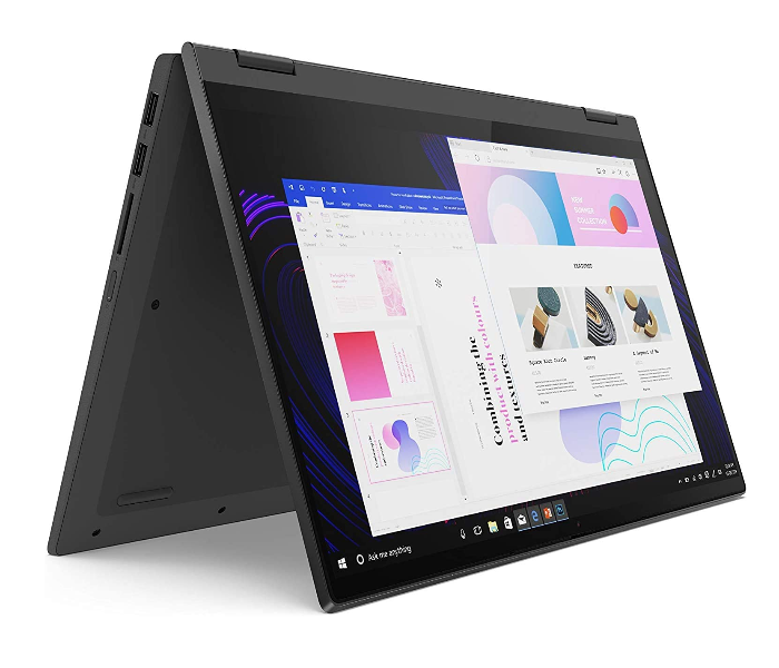 Lenovo Flex 5 x360 14 inch FHD AMD Ryzen 7-4700U 16GB RAM 512GB SSD Windows 10 Home Touchscreen Laptop - Graphite Grey - Zoom Image 1