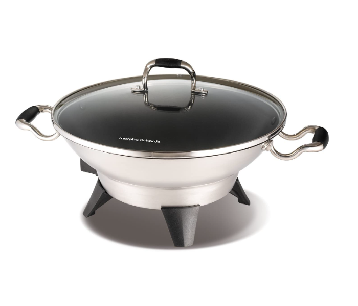 Morphy Richards 48899 4.5 Litre Round Wok - Silver - Zoom Image 1