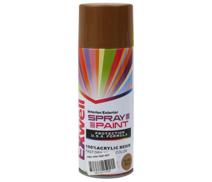 Exwell 280g Quick Drying Acrylic Spray Paint for Interior and Exterior Applications - Brown - Zoom Image 1