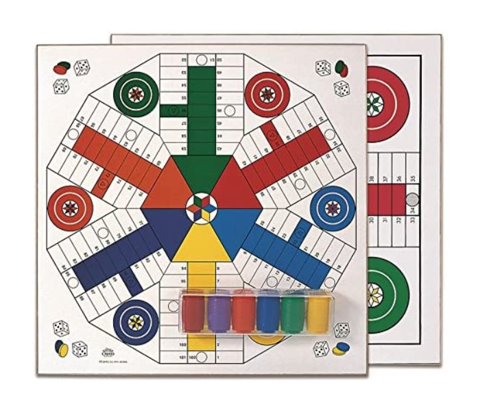 Cayro T134A Wooden Parcheesi 4 And 6 Players Game for Kids - Zoom Image 1