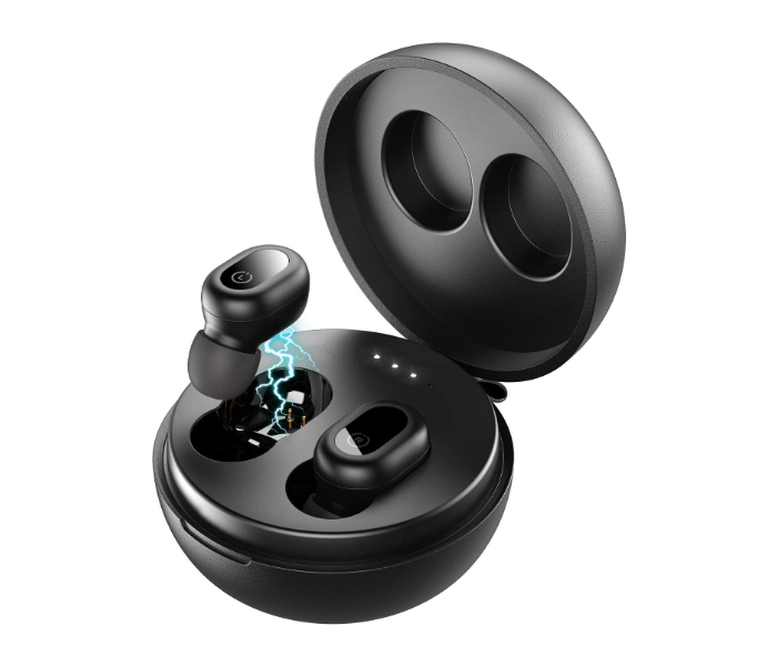 Tribit BTH91 Bluetooth True Wireless Sport Earbuds with Microphone - Black - Zoom Image 2