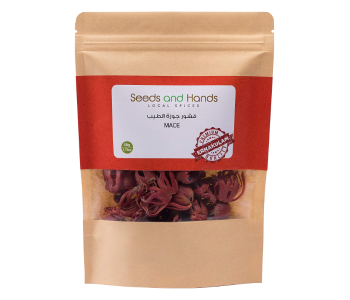 Seeds and Hands 50g Ernakulam Mace Javitri Japatri Whole - Zoom Image