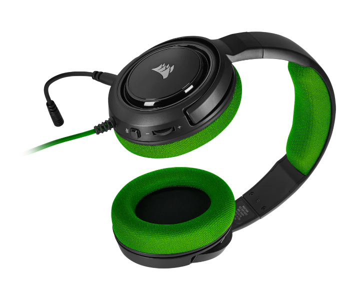 Corsair HS35 Stereo Gaming Headset - Green - Zoom Image 2