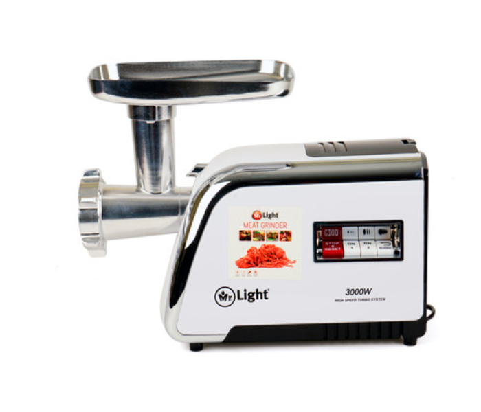 Mr Light MRMG3250 Stainless Steel Meat Grinder - Silver - Zoom Image