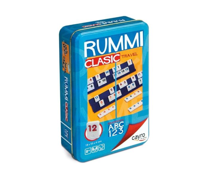 Cayro 755 Rummi Clasic Travel Metal Box Game - Zoom Image