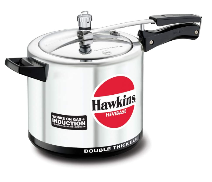 Hawkins HW40065 6.5 Litre Hevibase Induction Cooker - Silver - Zoom Image 1