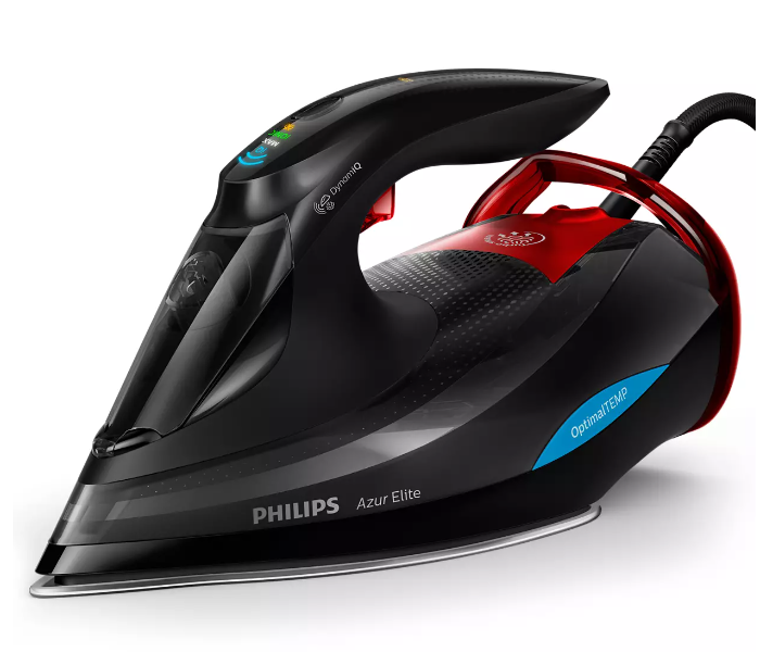 Philips GC5037 3000W Azur Elite Steam Iron - Black and Red - Zoom Image 1