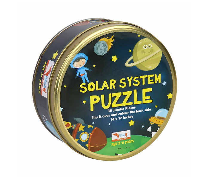 CocoMoco Kids 30 Pieces 2 in 1 Solar System Colouring Puzzle - Zoom Image 1