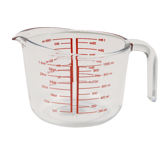 Royalford RF10088 1 Litre Glass Measuring Cup - Zoom Image 2